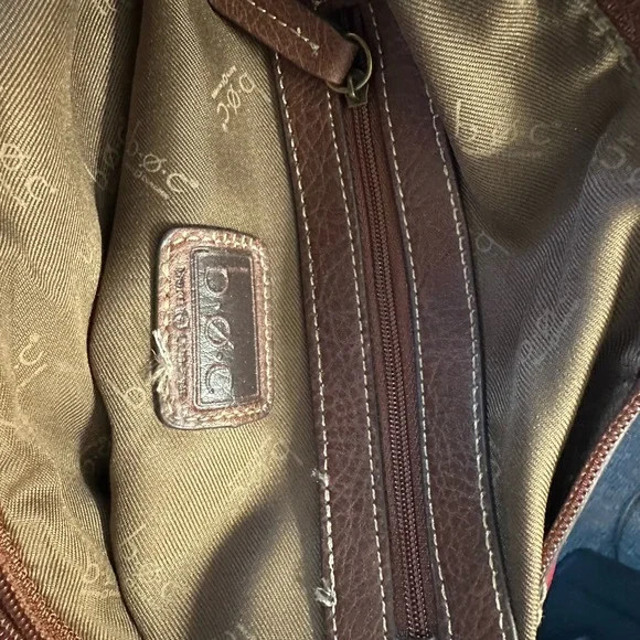 b.o.c. Woven Red and Brown Crossbody Bag - Picture 8 of 9